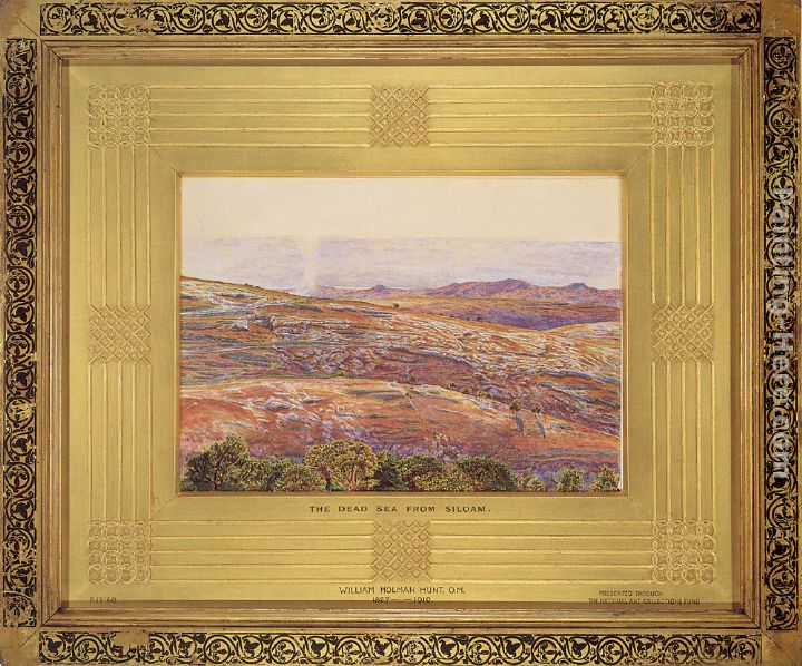 The Dead Sea from Siloam painting - William Holman Hunt The Dead Sea from Siloam art painting